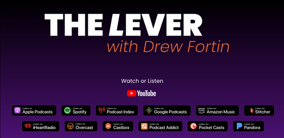 The Lever With Drew Fortin Show Logo